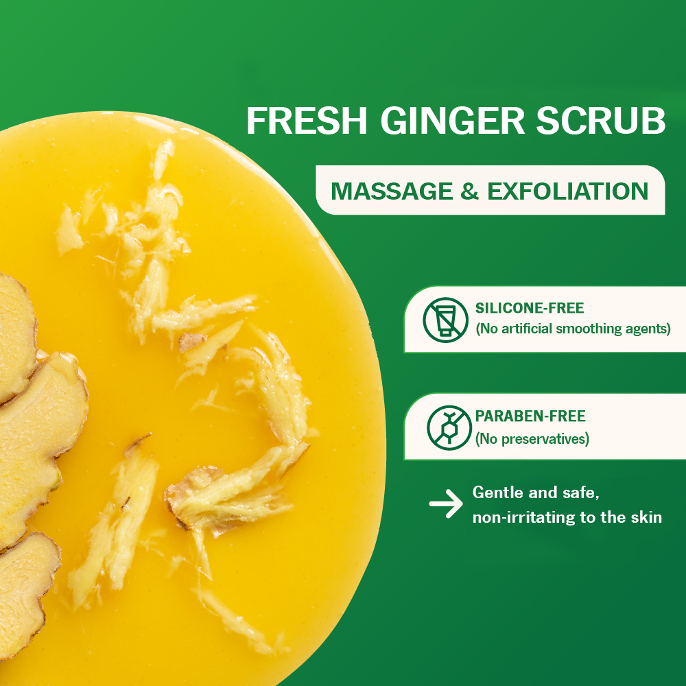 Ginger & Turmeric Herbal Body Wash – Co Cay Hoa La (500g)
