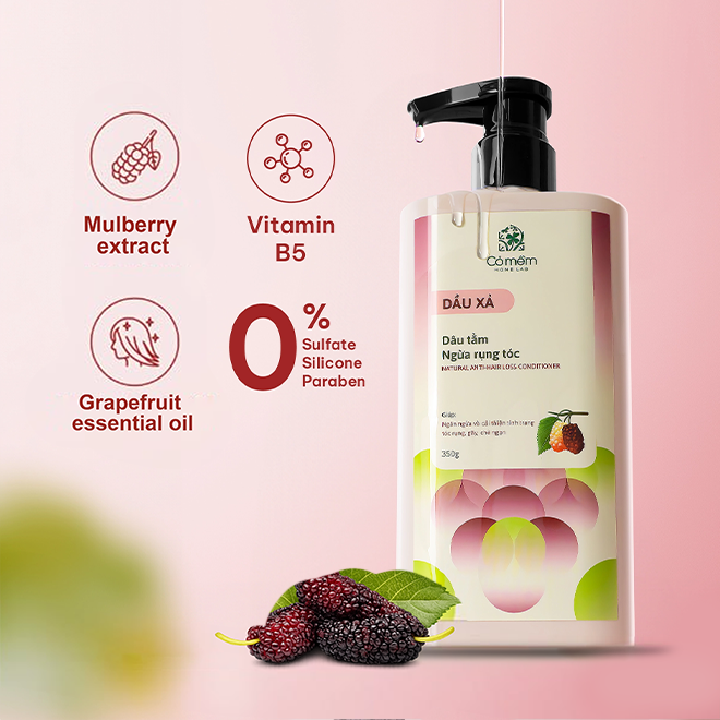 Mulberry Hair Conditioner for Hair Loss Prevention - CoMem