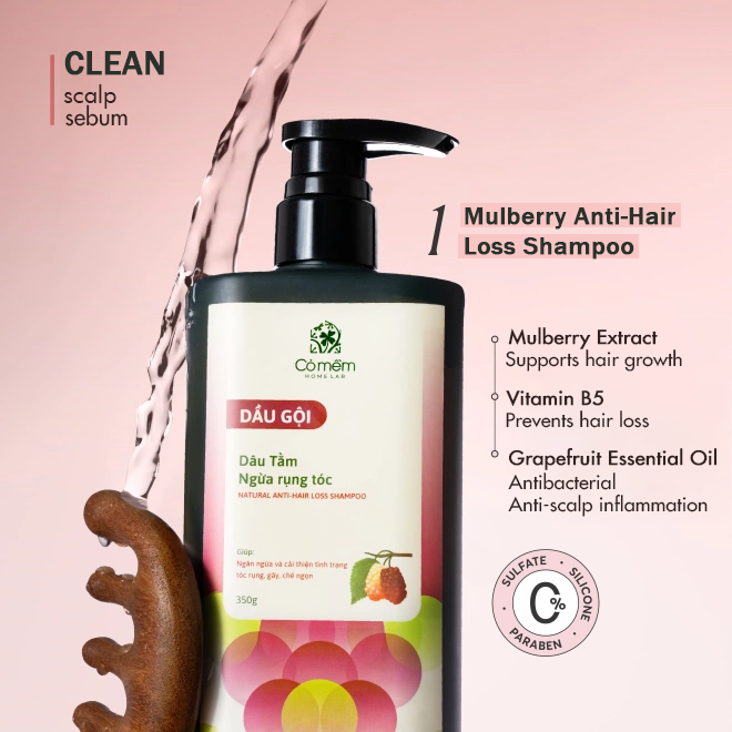Mulberry Shampoo for Hair Loss Prevention - CoMem